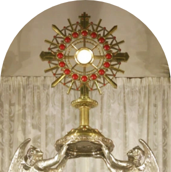 Photo de l'ostensoir de la Basilique du Sacré-Cœur