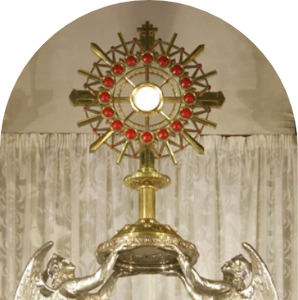 Photo de l'ostensoir de la Basilique du Sacré-Cœur